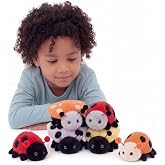 MaoGoLan 6Pcs Bulk Ladybug Plush, Classroom Prize Mini Stuffed Toys | Colorful ladybird plush toys add a cheerful insect theme to baby showers, birthday parties, garden parties, and spring decor
