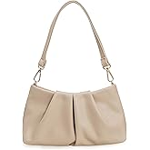 IXEBELLA Pleated PU Clutch Evening Purse for Women Dressy Formal Faux Leather Shoulder Handbag