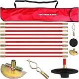 Vivo Technologies Pro 30ft Drain Rod Set Kit DT30311 with Carry Bag view 1