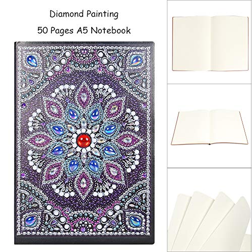 Diamond Painting Notebook Cover Kits Special Shaped Pattern Faux