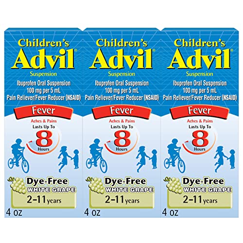 Advil Children's Pain Reliever and Fever Reducer, Dye Free Children's