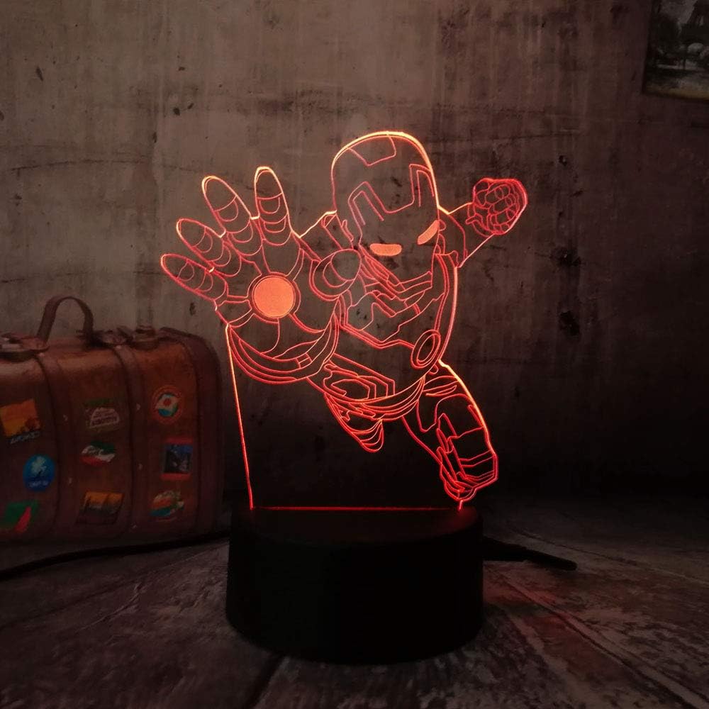 flying iron man desk toy