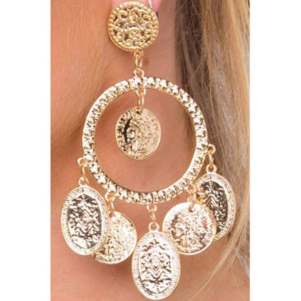 UpBeauty New Women Fashion Earrings Jewelry Trendy Round Shape Charm Wedding Gift Drop & Dangle