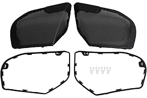 YDLMT Motorcycle Front Fairing Speaker Grills Mesh Covers for Harley Road Glide FLTRX CVO ST FLTRXSTSE 2024-2025, FLTRXSE 202