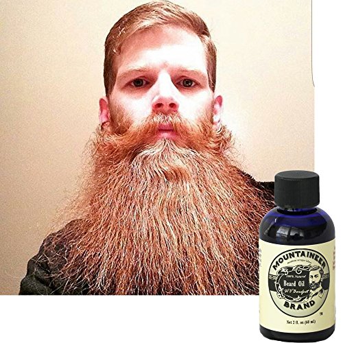 Beard Oil by Mountaineer Brand, Barefoot/UNSCENTED: Beard Conditioning Oil, 2 Ounce bottle