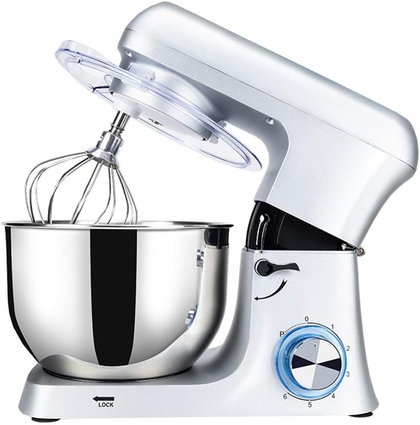 LEFJDNGB Multifunction High Capacity Commercial Desktop Whisk,Food Mixer Dough Blender, 7liters,1500W High Power Cake Mixer