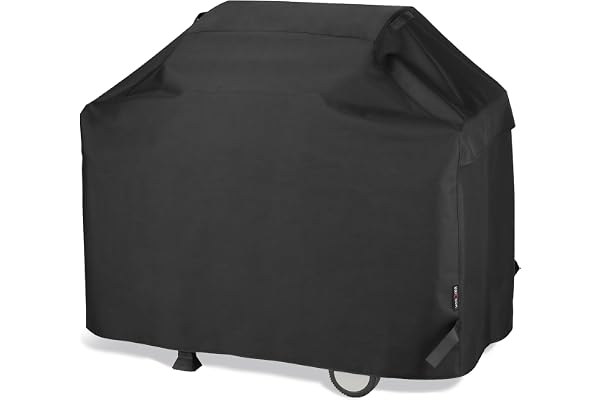 UNICOOK BBQ Cover 55 Inch, Heavy Duty Waterproof Housse BBQ, Special Fade and UV Resistant Outdoor Barbecue Grill Cover, Barb