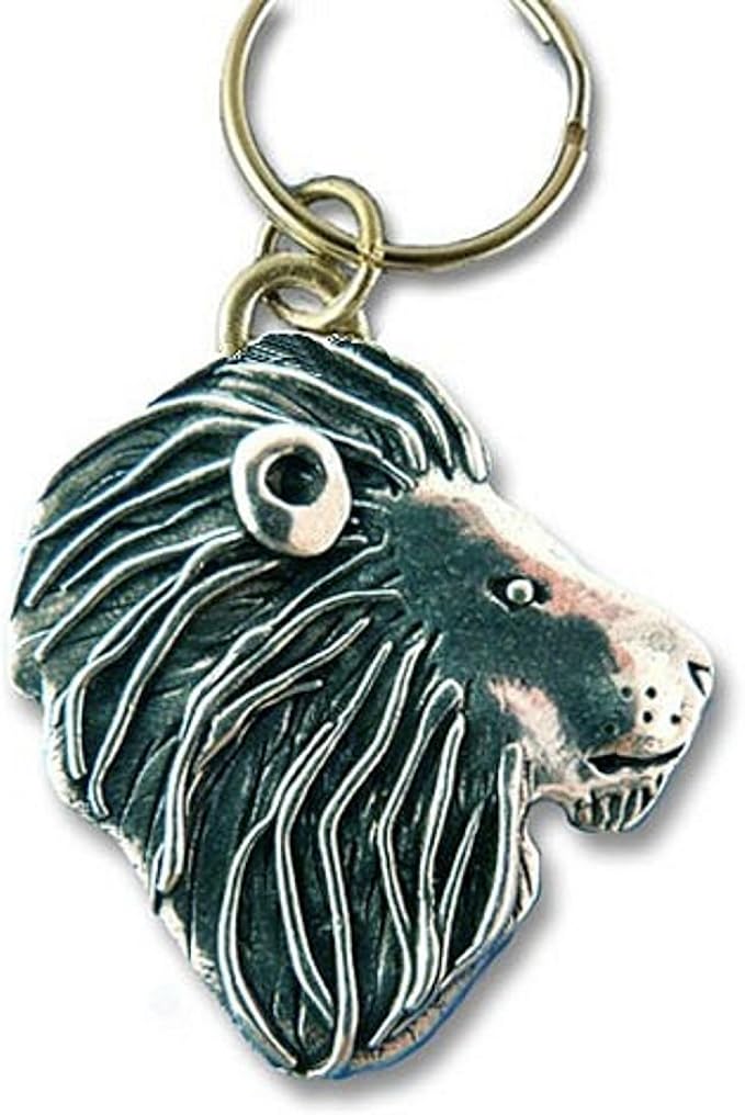 Pewter Lion Keychain by The Magic Zoo at Amazon Women’s Clothing store Automotive Key Chains