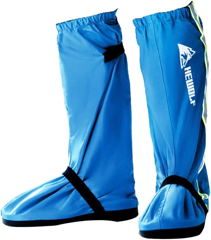 Ferizzia Schuhüberzieher Wasserdicht 2 Paar - Wiederverwendbar, Rutschfest, Größe M