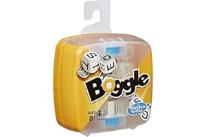 Hasbro Gaming Boggle Classic Game | Word Search Games | Ages 8+ | 1 or More Players | Portable Travel Size | Fun Family Dice Games for Adults and Kids