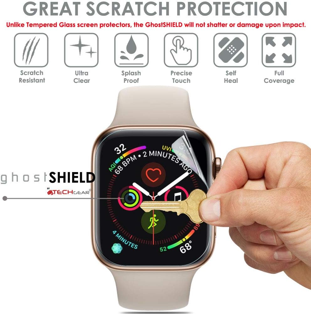 TECHGEAR [4 Pack Screen Protectors fit Apple Watch 40mm Series 5 - Image 3