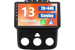 2G+64G Car Stereo Radio for Dodge Ram 1500 2500 3500 (2013-2019),Junsun 9 inch 1280x720P IPS HD Touchscreen Wireless Carplay 