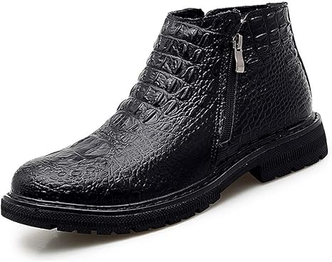 crocodile combat boots