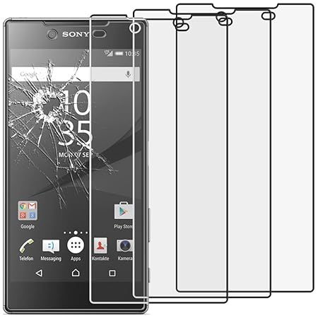 ebestStar - Sony Xperia Z5 Panzerglas x3 Z5/Z5 Dual Schutzfolie Glas, Schutzglas Displayschutz, Displayschutzfolie 9H gehärte