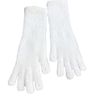 EDYRXWY Women's Warm Winter, Fuzzy Knit with Long Wrist Cuff for Cold Weather Daily Outdoors