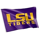 Desert Cactus Louisianna State University Flag - 3 x 5 Feet LSU Tigers Banner, Indoor/Outdoor Durable Fabric, 100% Polyester Design (Style 6)