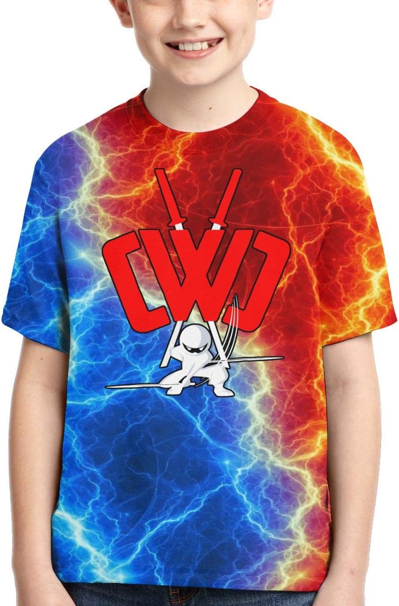 Child CWC Chad Wild Clay Shirt Boys 3D Print Short Sleeve Tshirt