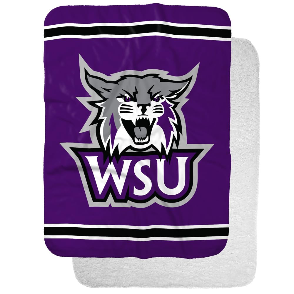 Weber State University Primary Logo Stripes Sherpa