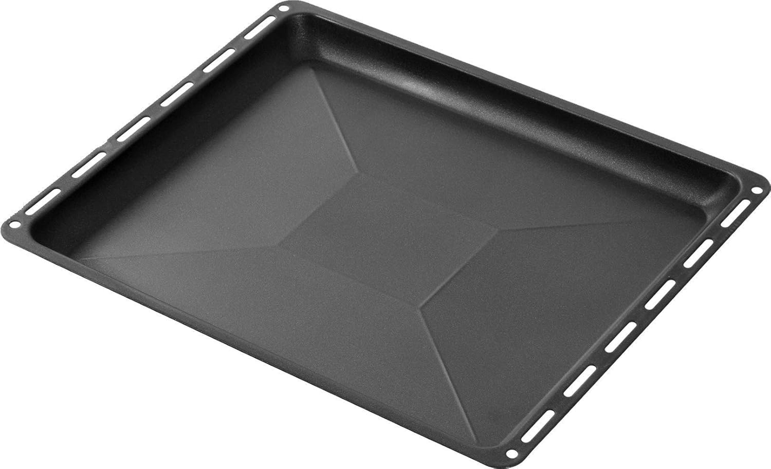 ICQN 455 x 375 x 30 mm Non-Stick Coating Baking Tray Fits Bosch Siemens Neff Constructa Flavel Simfer Oven Grease Pan Scratch Resistant Non-Stick 45.5 x 37.5 x 3 cm