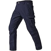 Mens Cargo Work Pants Durable Ripstop Tactical Pants with 7 Pockets Outdoor Water Resistant Hiking Woking Construction Pants