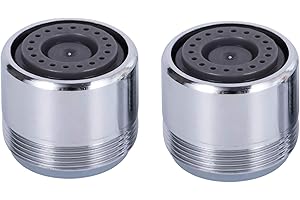 BUEYFOLT Sink Faucet Aerators, 0.5 GPM, Set of 2 packs (0.5 GPM)
