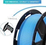 Creality Ender PLA Filament 1.75mm Blue 2.2lbs No-Tangling +/-0.02mm view 3