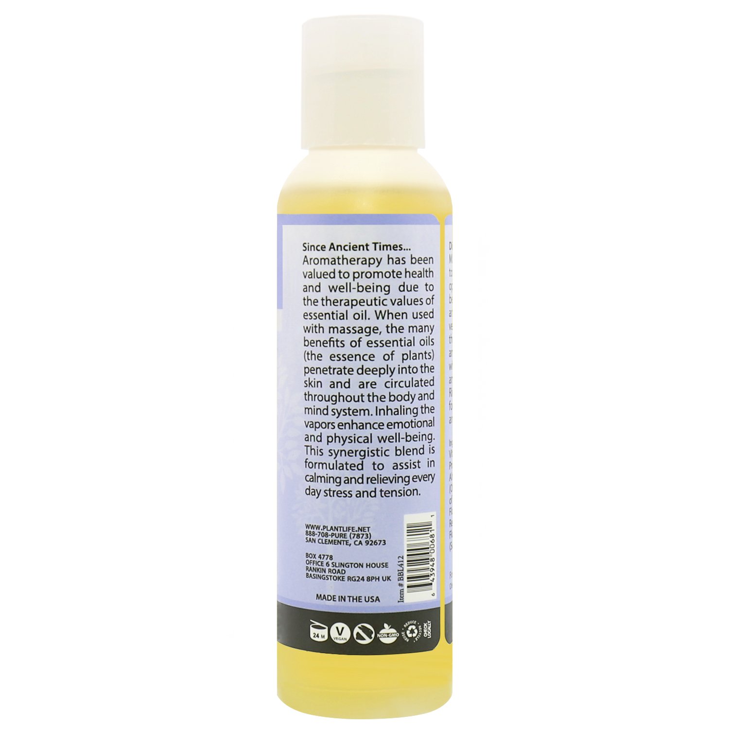 Plantlife Aromatherapy Massage Oil- 3 Pack : Beauty