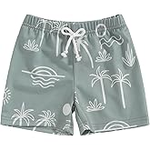 Thilsidee Unisex Toddler Baby Boy Girl Swim Trunks Print Swimming Shorts Board Shorts Beachwear Swimsuit Infant Bathing Suit