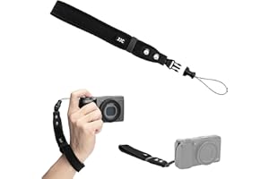 JJC Camera Wrist Strap, Soft Neoprene Hand Strap for Sony ZV-1 RX100 VI V IV III II VA Ricoh GR IV GR IIIx GR III GR II Canon