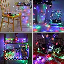 Metaku Outdoor String Lights Battery Operated