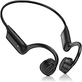 CHENSIVE Bone Conduction Headphones Bluetooth 5.4 Open Ear Headphones Wireless Headphones with Mic, Sports Earphones 12H Playtime, IPX6 Waterproof Headset for Running,Cycling, Hiking, Driving