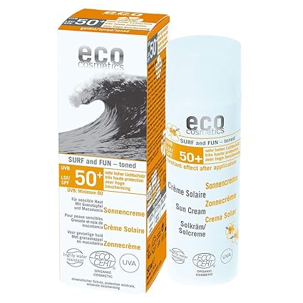 eco cosmetics Surf & Fun Sonnencreme LSF 50+ getönt