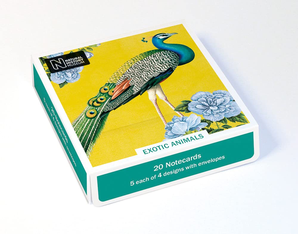 Museums & Galleries - 20 Notecards & Envelopes Boxed (Exotic Animals) ETE048 — image 1