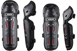 MUYDZ Motorcycle Knee and Elbow Pads, 4Pcs Protective Gear for Men & Women – Adjustable Breathable Knee Pads for Motocross, Skateboarding, Mountain Biking, and Extreme Sports