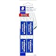 STAEDTLER Mars Plastic, Premium Quality Vinyl Eraser, White, Latex-free, Age-resistant, Minimal Crumbling (526 50 BK) 4 Count