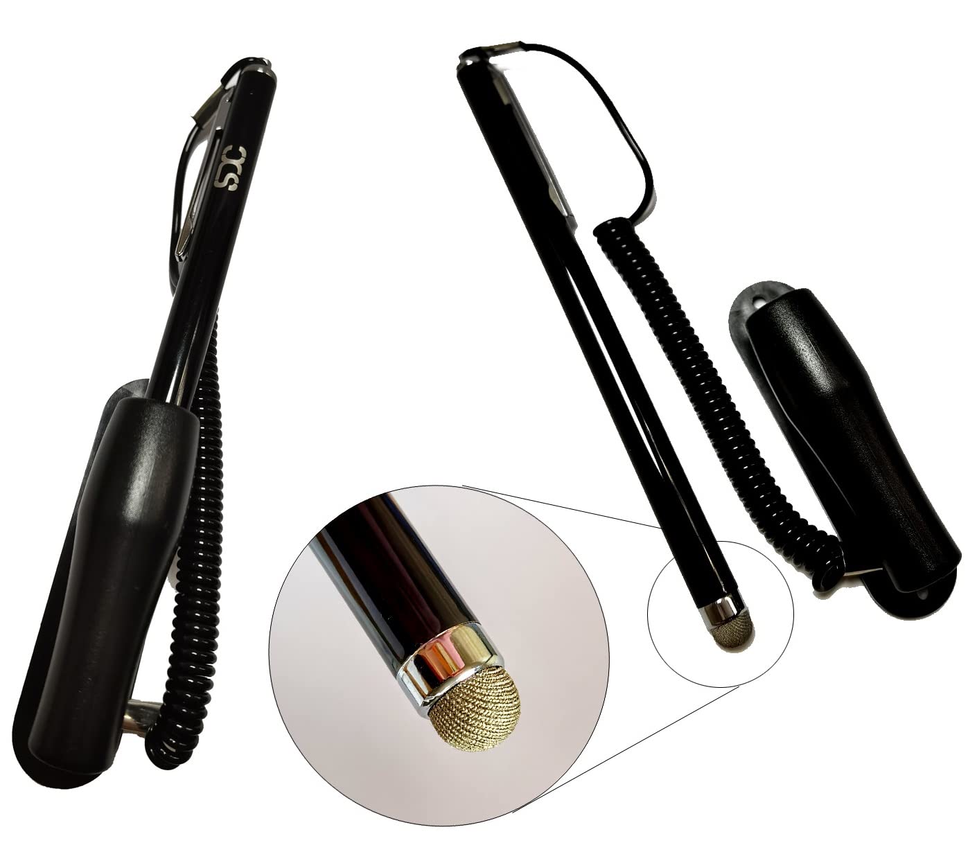 SDC Touch pen with stylus holder and microfibre mesh tip