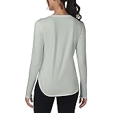 Women's Running Shirts Long Sleeve Workout Athletic Tops Sun Protection Gym Hiking T-Shirts Quick Dry Loose Lightweight