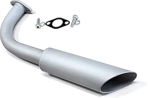 ARSPORT Header Exhaust Pipe for Go Kart Predator 301cc & 420cc, GX 270 or GX 390, (((SANDBLASTING, PAINT IT YOURSELF)))