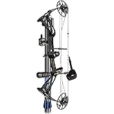 Sanlida Archery Dragon X8 RTH Compound Bow Package for Adults and Teens,18&rdquo;-31&rdquo; Draw Length,0-70 Lbs Draw Weight,up to IBO 310 fps,No Bow Press Needed,Limited Life-time Warranty,RH Only