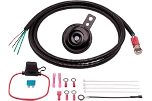 FARBIN Universal ATV Horn Kit For Polaris RZR, Ranger, General,Golf Cart,Side by Side,Dune Buggy,Sportsman, Sand Rail,UTV, Commander, Maverick & X3,etc