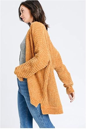 Mustard Yellow Long Sweater Hot Sale 