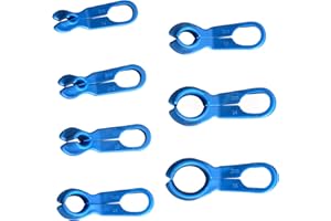 QUICTO 7PCS AC Fuel Line Removal Tool, Includes 1/4, 5/16, 3/8, 1/2, 5/8, 3/4, 7/8 Inch Master Quick Disconnect Tool for AC Fuel Line System, Suitable for automotive AC fuel line and transmission