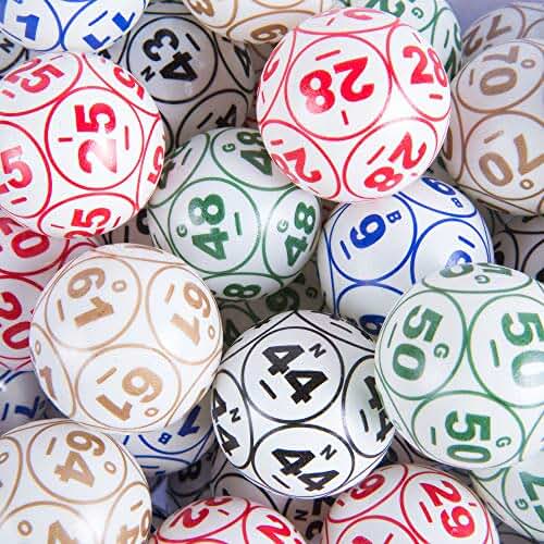 numbered raffle balls