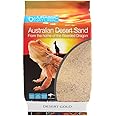 Jurassic Natural Australian Desert Dragon Habitat Substrate for Bearded Dragons and Other Lizards, Gold, 10lb