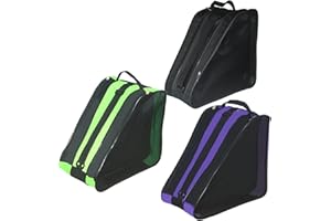 Gooyule Roller Skate Bag - Adjustable Shoulder Strap Ice Skate Bag for Girls, Boys & Adults - Large Capacity Fits Quad, Inline & Most Roller Skating Accessories