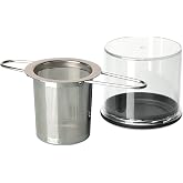 FORLIFE Stainless Folding Handle Tea Infuser with Carrying Case