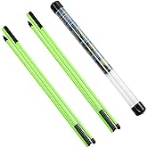 Rhino Valley Golf Alignment Sticks, Swing Trainer Training Aid | 48 Inch Alignment Rods for Practice Equipment &amp; Putting Tool, Tour Golf Accessories Gifts for Men Women Golfer Dad