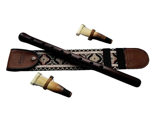 Armenian Duduk - Apricot Wood, Key Of A, With 2 Reeds, Case, And Playing Instructions