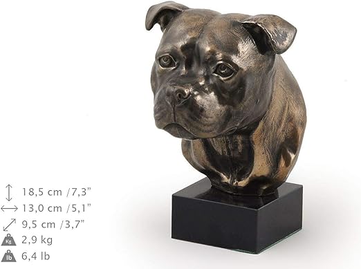 silver staffordshire bull terrier ornaments