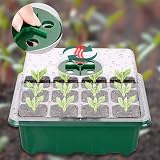 Fuuner Seed Trays 12 Pack 144 Cell Propagator with Lids Adjustable Vents view 5